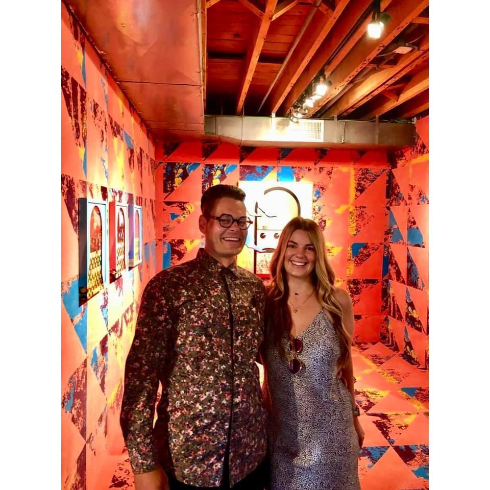 LA art show. Jeremy's 38th birthday.  August 2019.