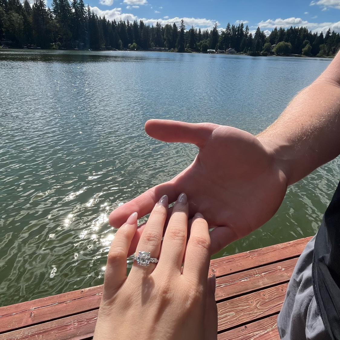 At our rental cabin in WA