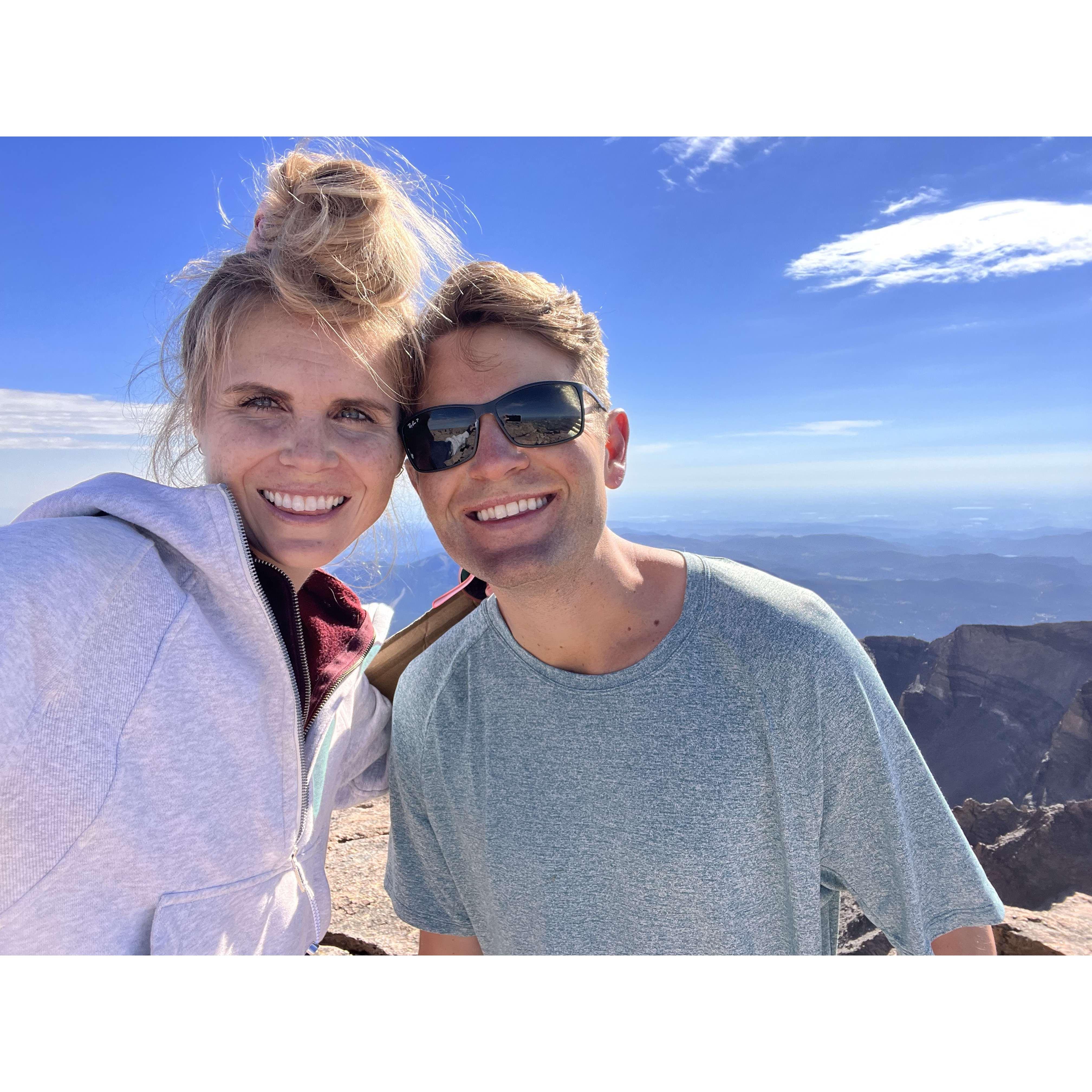 Longs Peak summit, elevation 14,259’