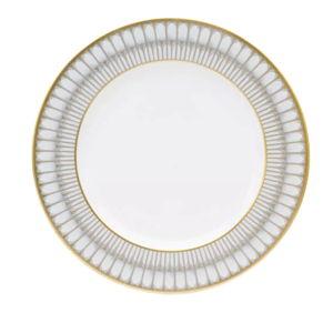 Dinner Plate - Arcades Gray/Gold Philippe Deshoulieres