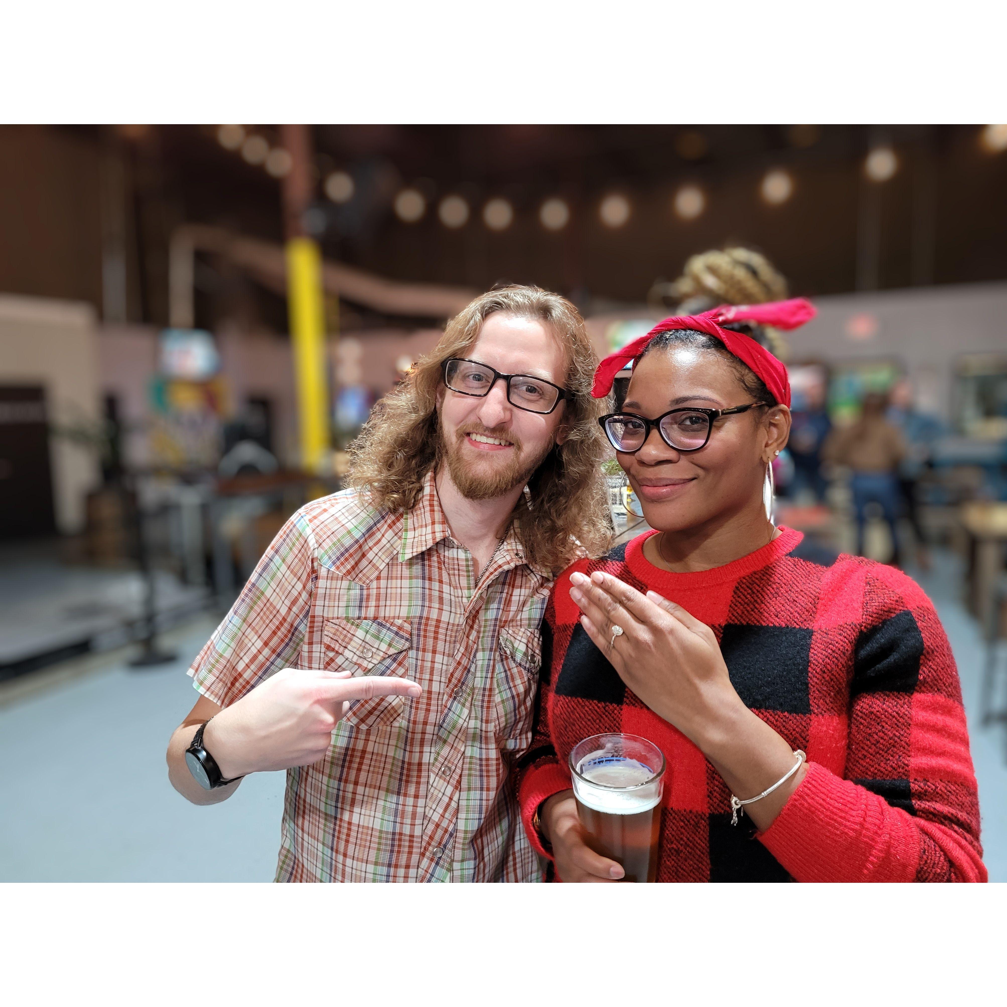 Jonathan's 30th birthday celebration at Anthem Brewery!