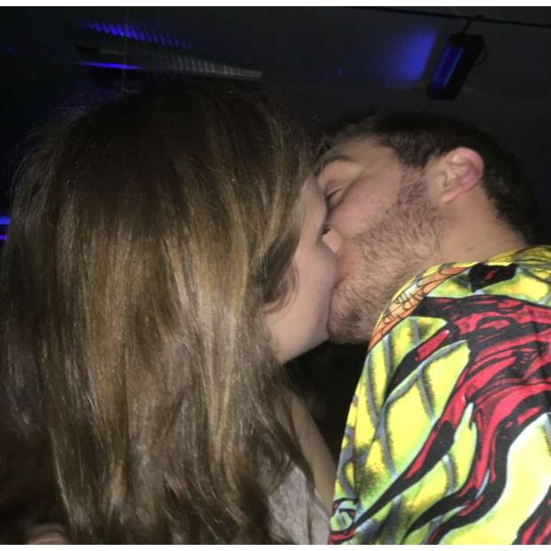When we first started dating! I couldn't stop smiling every time we kissed.