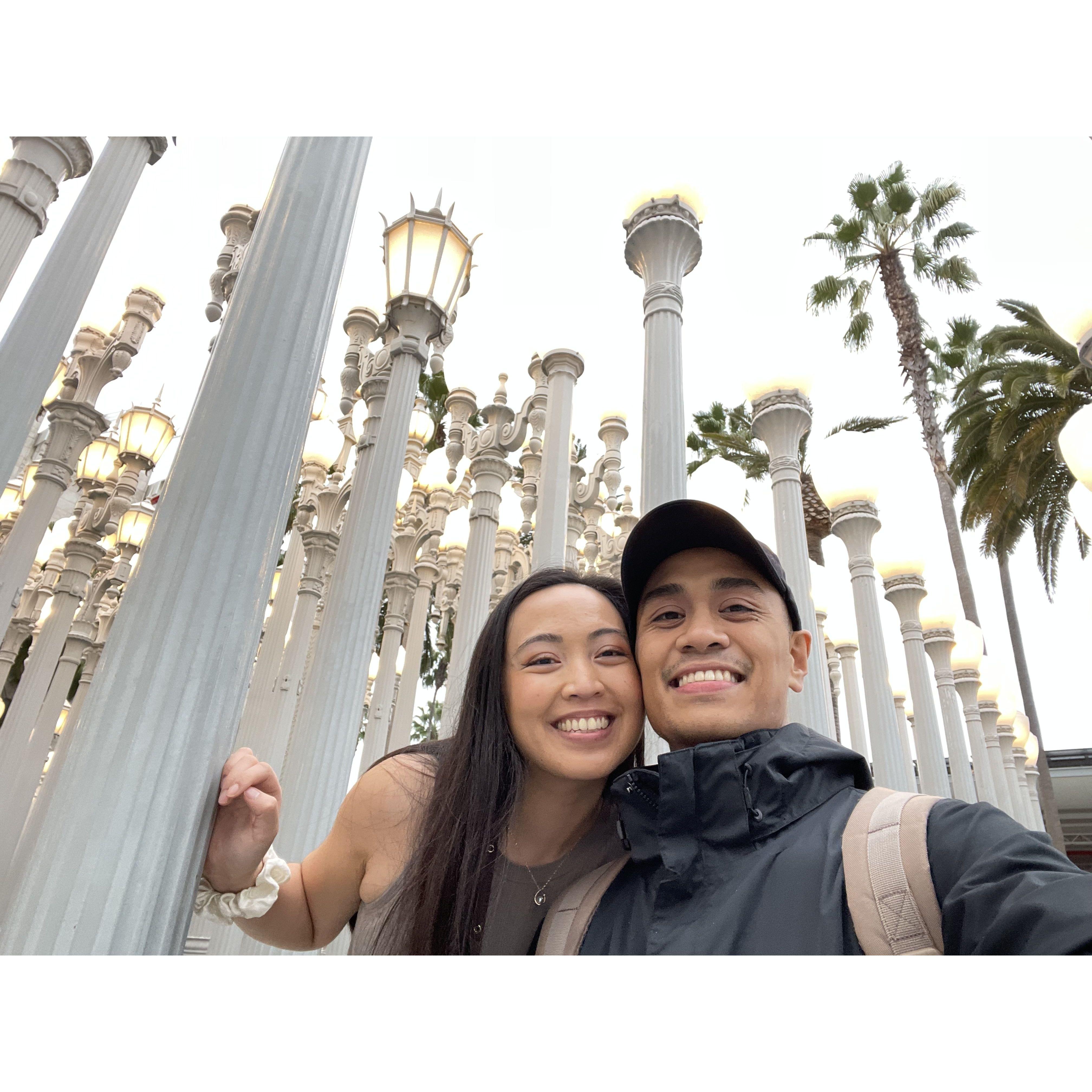 December 19, 2023: Pretty lights in Los Angeles.