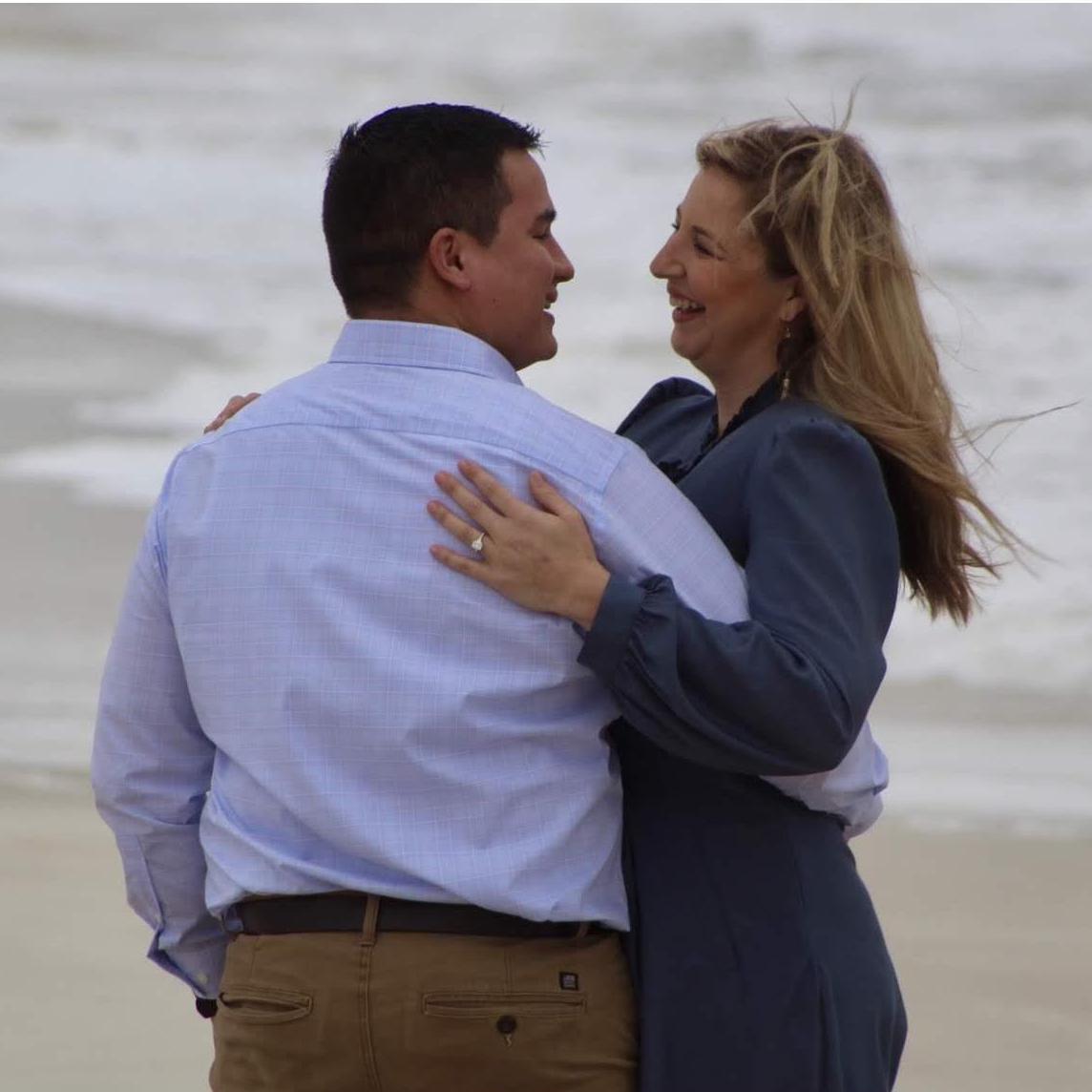 Engagement photos at the beach