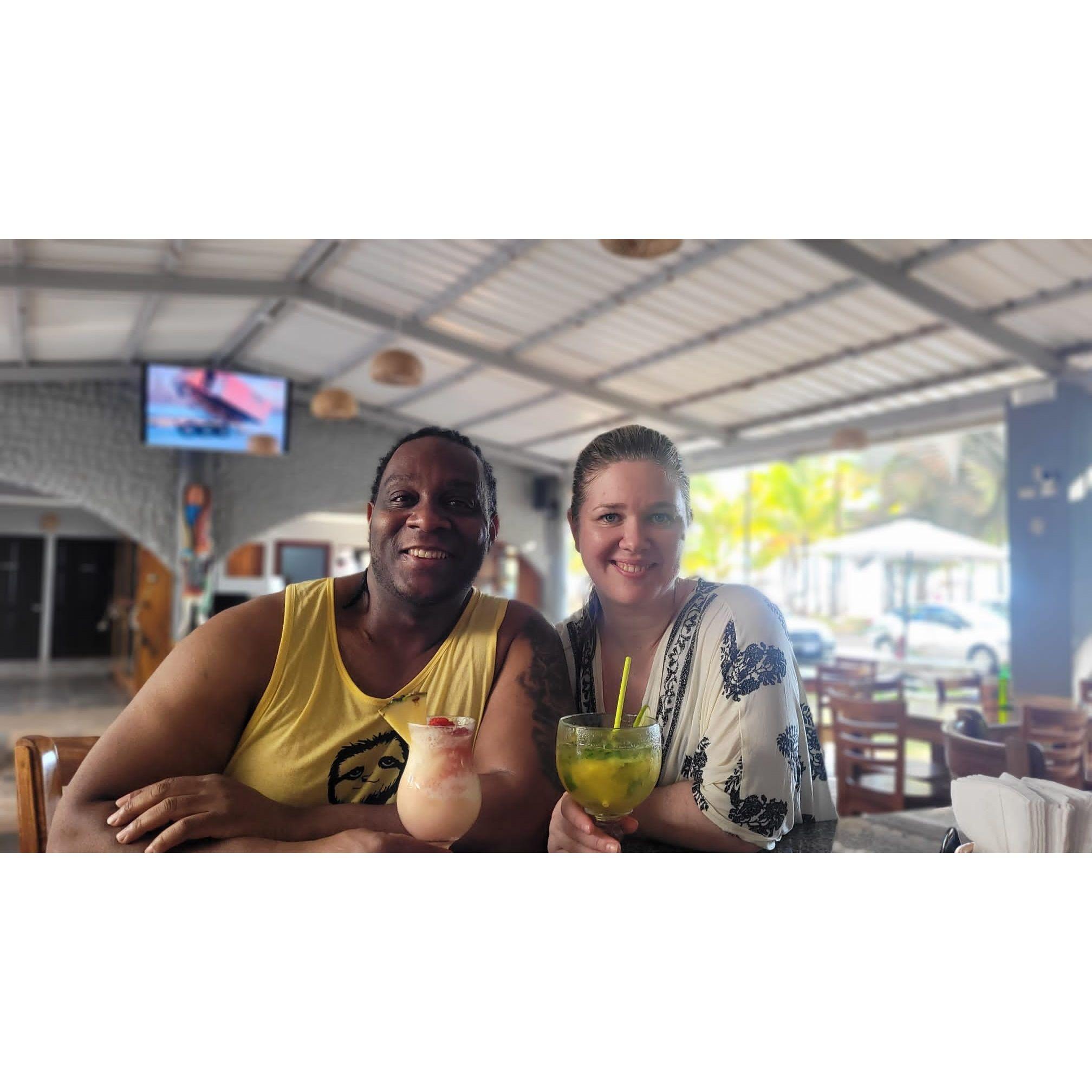 Drinks at Jaco Beach, Costa Rica