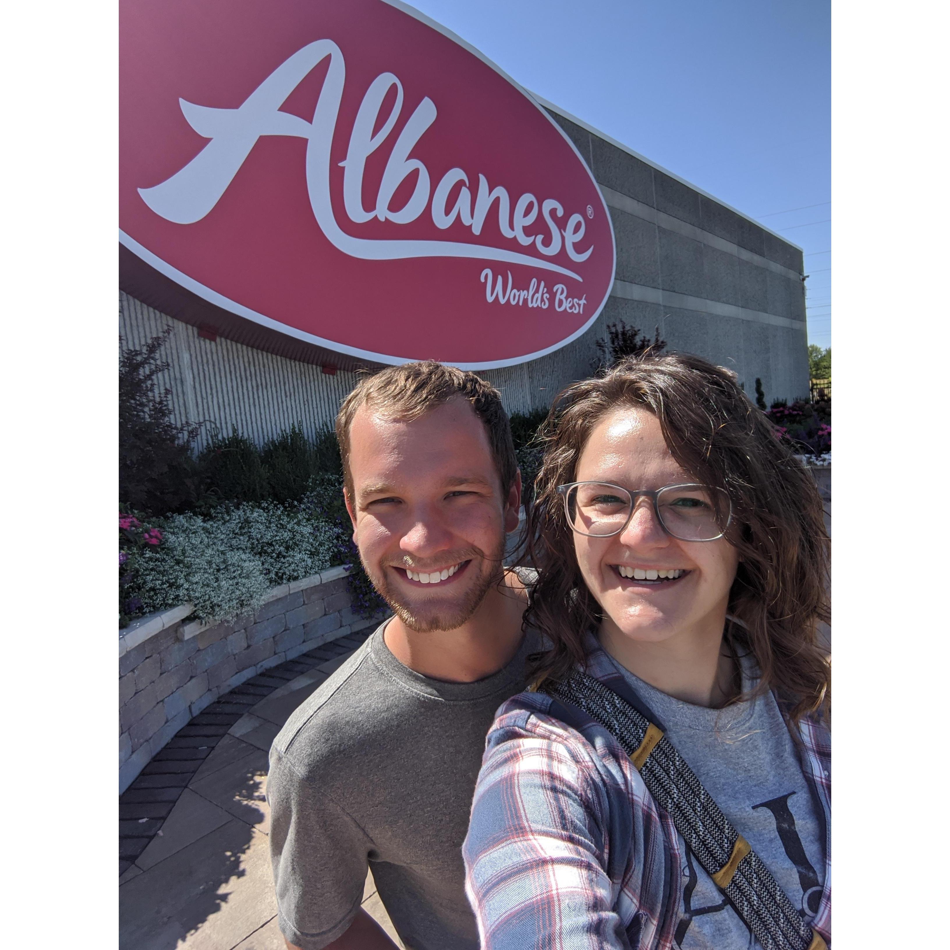 On a day trip one weekend, we happened to drive past the Albanese Candy Factory in NW Indiana. We spontaneously decided to stop and bought 10 lbs of candy!