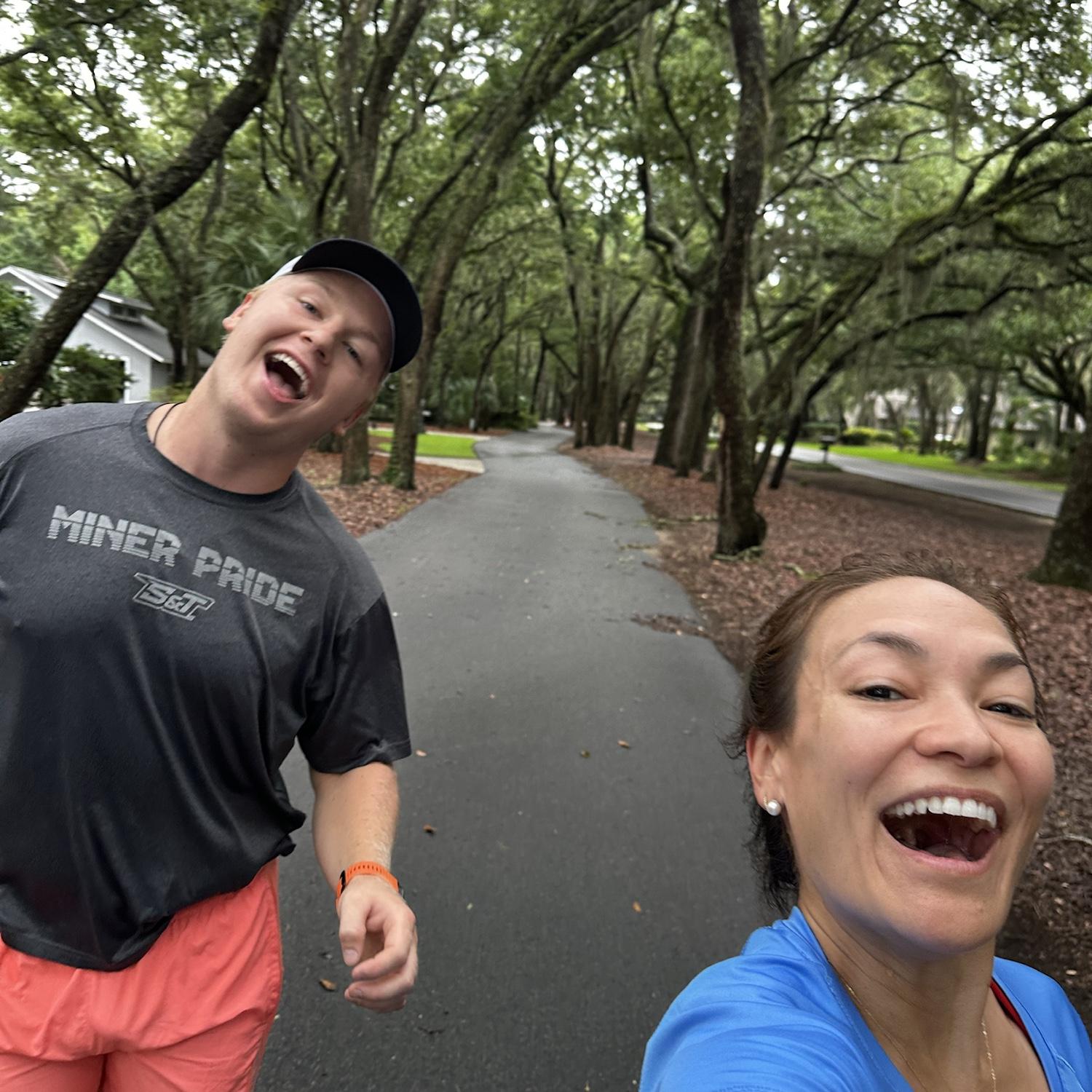 Running around Hilton Head to marathon train