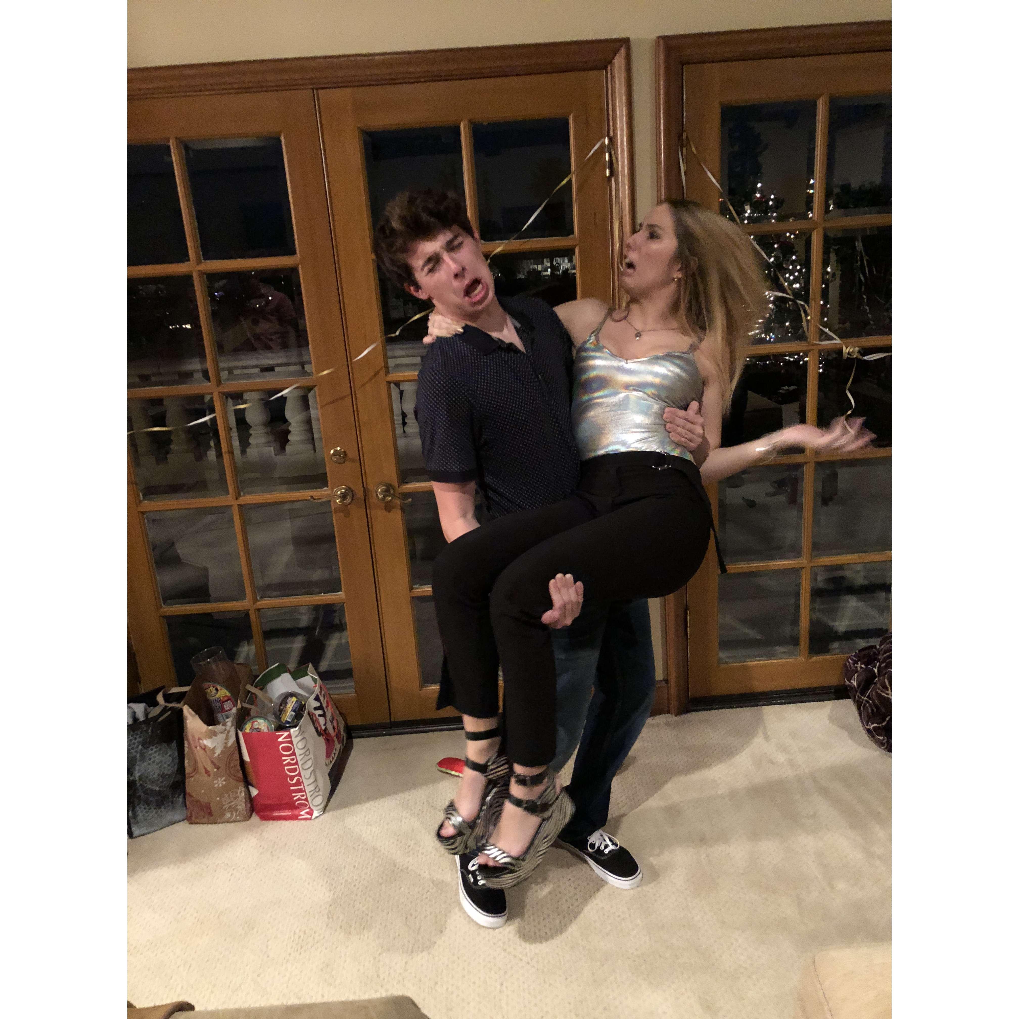 Ringing in 2018 at our first ever New Year's Eve Party!