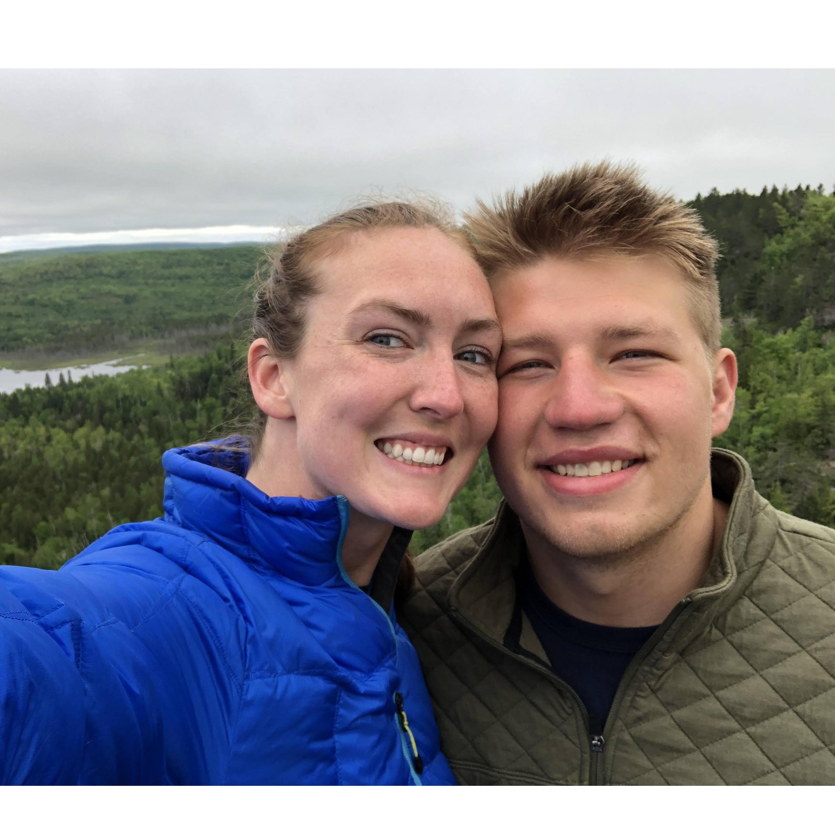 Camping on the Superior Hiking Trail with Jill's family.
June 2020