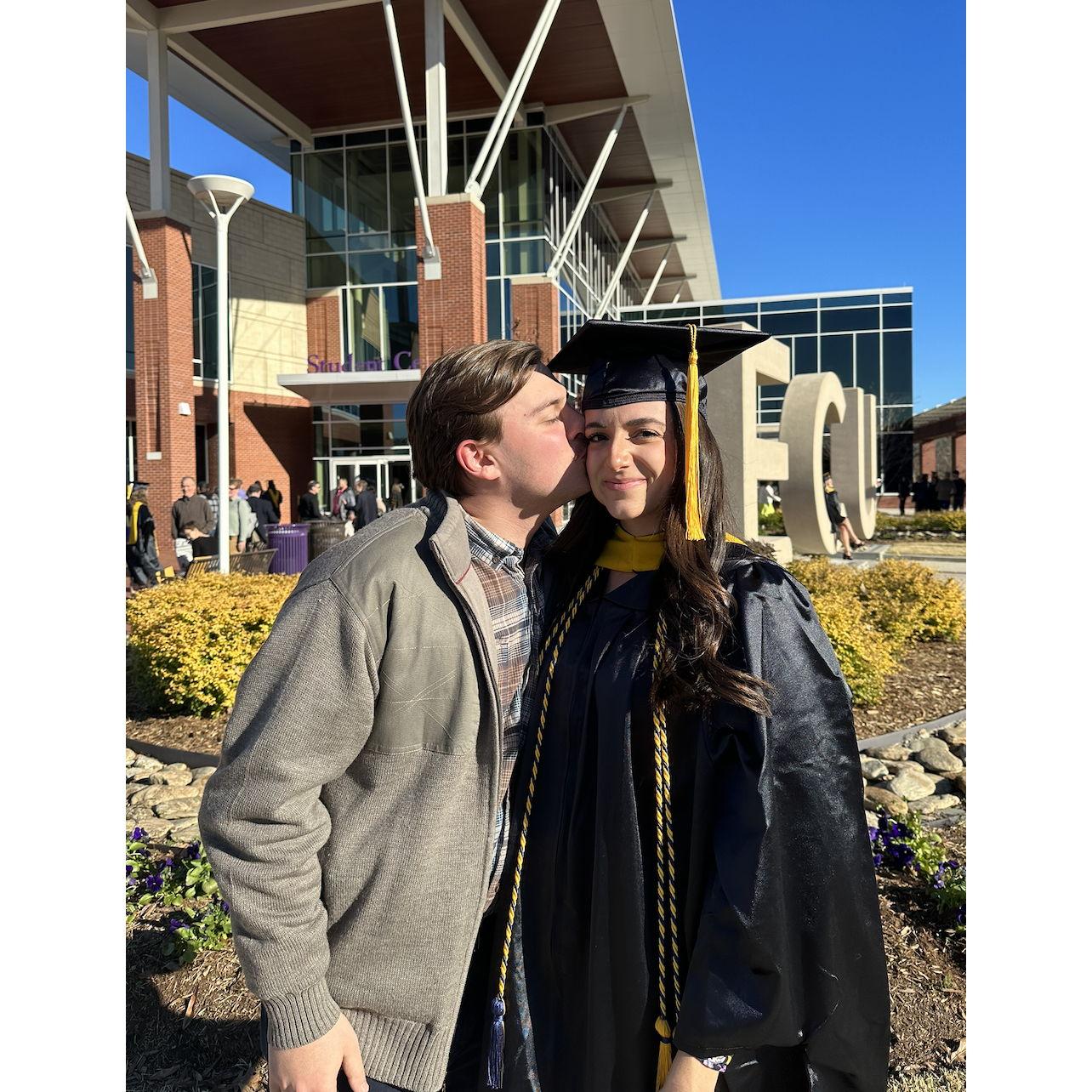 Heidi's graduation from ECU's Occupational Therapy program