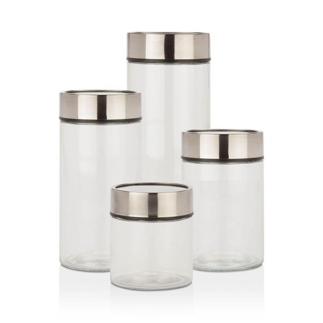 Honey Can Do Date Dial Jar, Set of 4