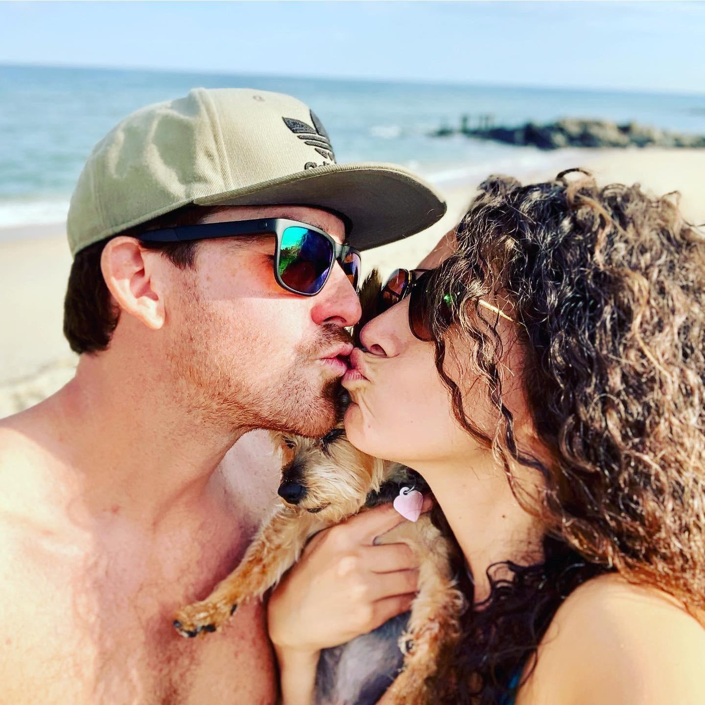 At our favorite place with our favorite pup!
