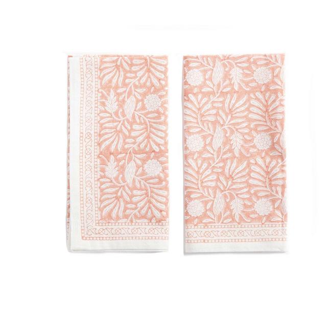 Jasmine Napkins Coral, Set of 4