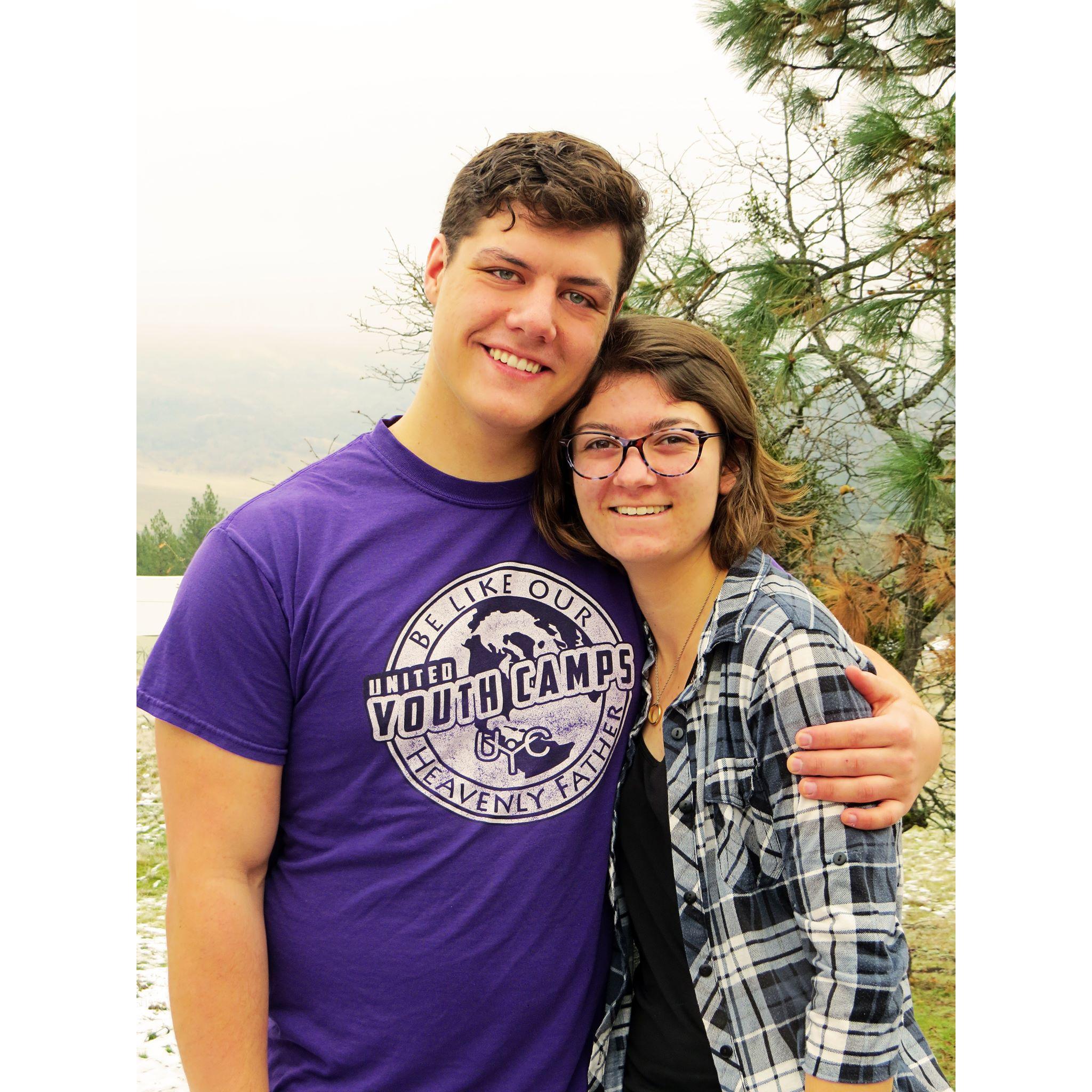 Thanksgiving, 2019. One of our very few couple pictures.