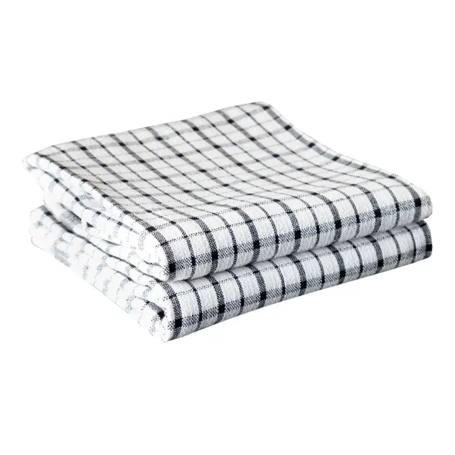John Ritzenthaler Co. Wonder Kitchen Towels, Set of Two, Black