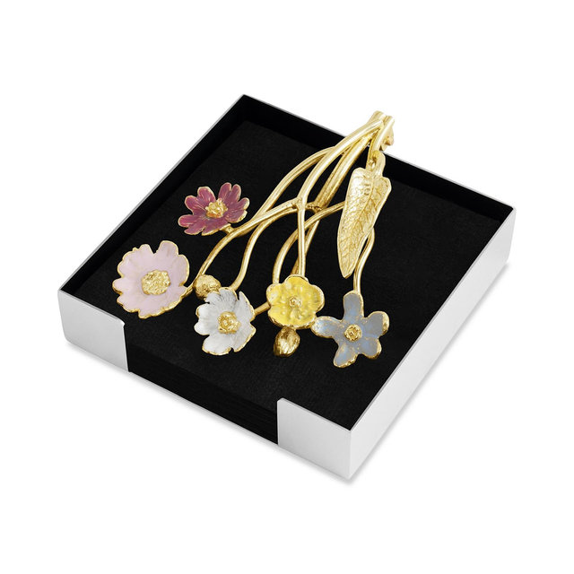 Michael Aram Wildflowers Cocktail Napkin Holder