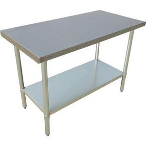 EQ Kitchen Line Stainless Steel Restaurant Kitchen Prepare Work Surface Table 36"Lx24"Wx34"H