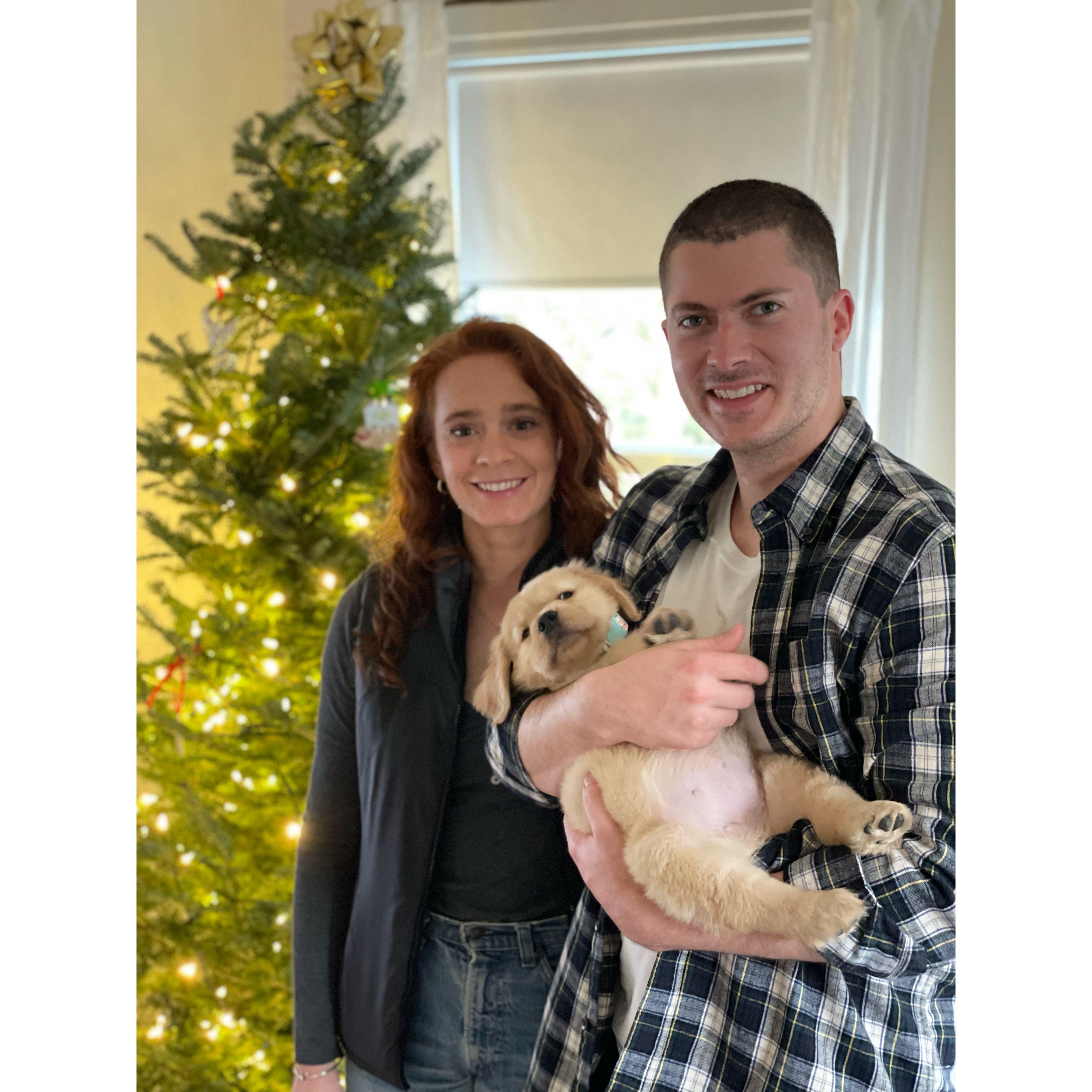 First family photo with Frankie