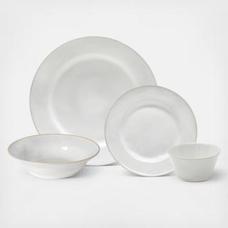Beja 4-Piece Place Setting with Cereal and Pasta Bowl, Service for 1