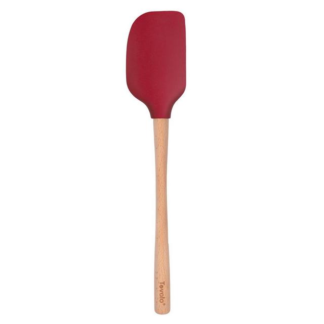 Tovolo Flex-Core Wood Handled Spatula Cayenne