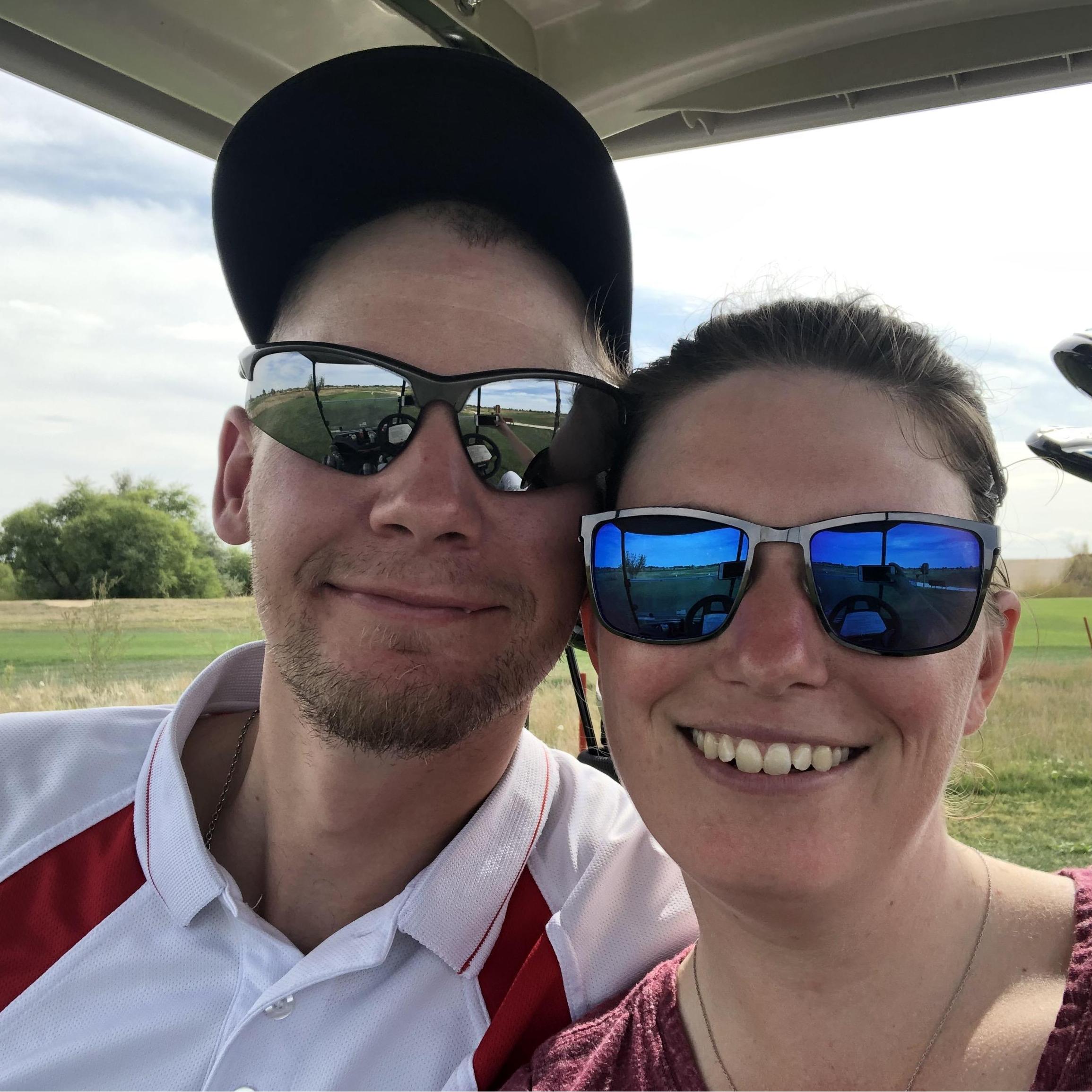 Doing what we love, golf!
