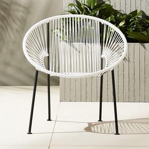 ixtapa white lounge chair