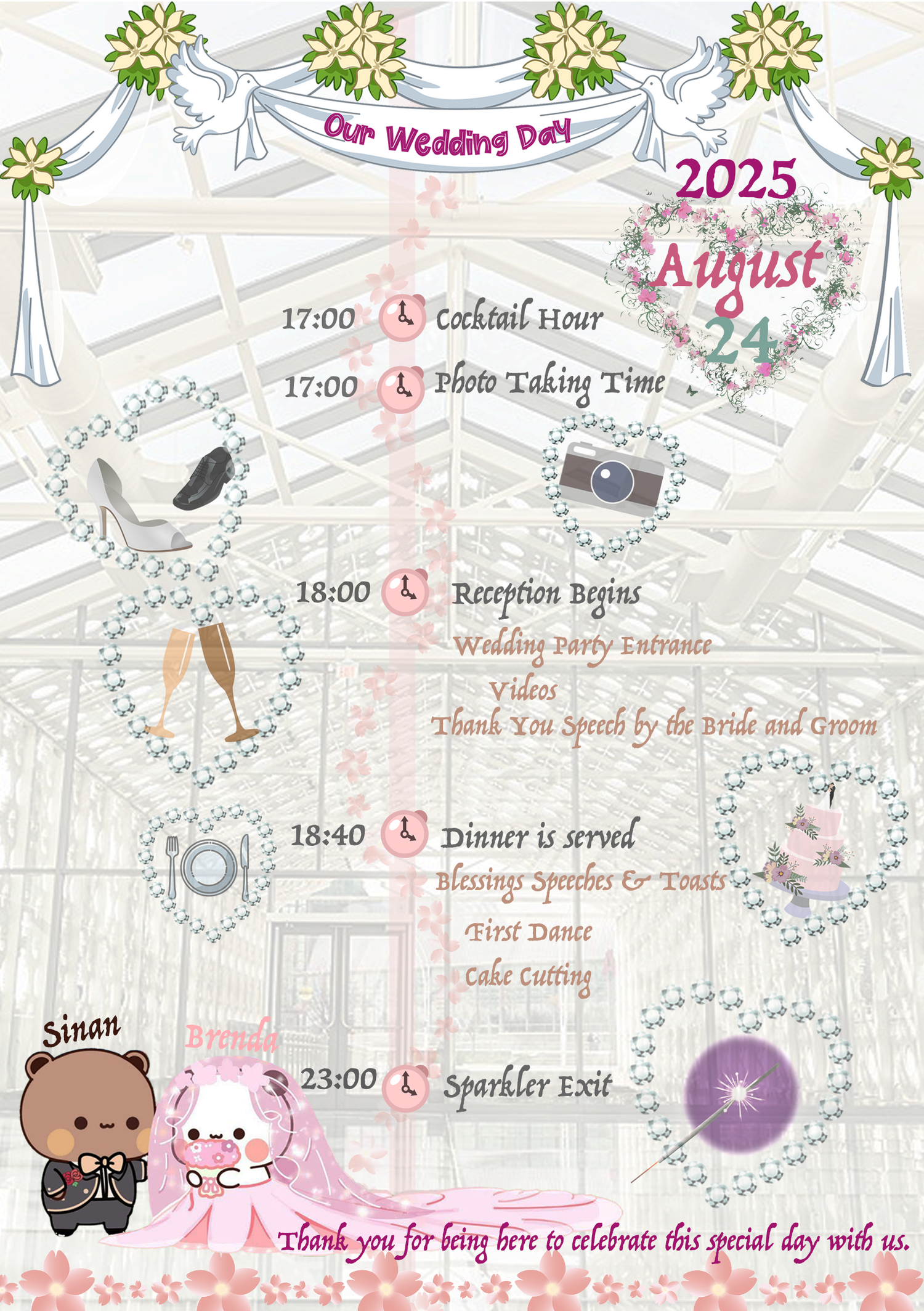 The Wedding Website of Brenda Yu and Sinan Can Imamoglu