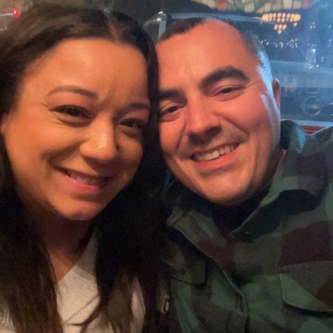 Our second date and our very first photo together!
