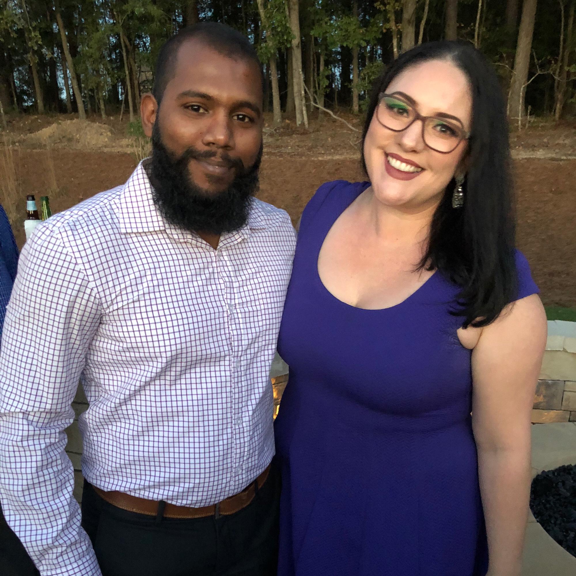 At the Bacosa wedding in North Carolina.