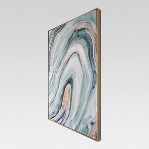 Agate Framed High Gloss Canvas 36"x24" - Project 62&#153;