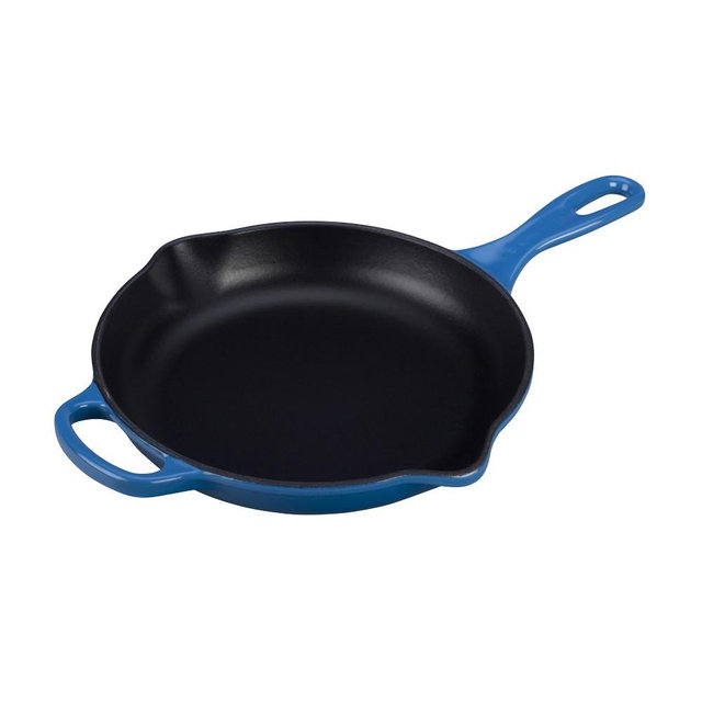 Le Creuset Signature Enameled Cast Iron Fry Pan, 9", Marseille