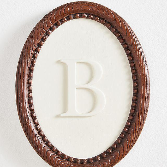 Emery Wood Monogram Gallery Wall Charm
