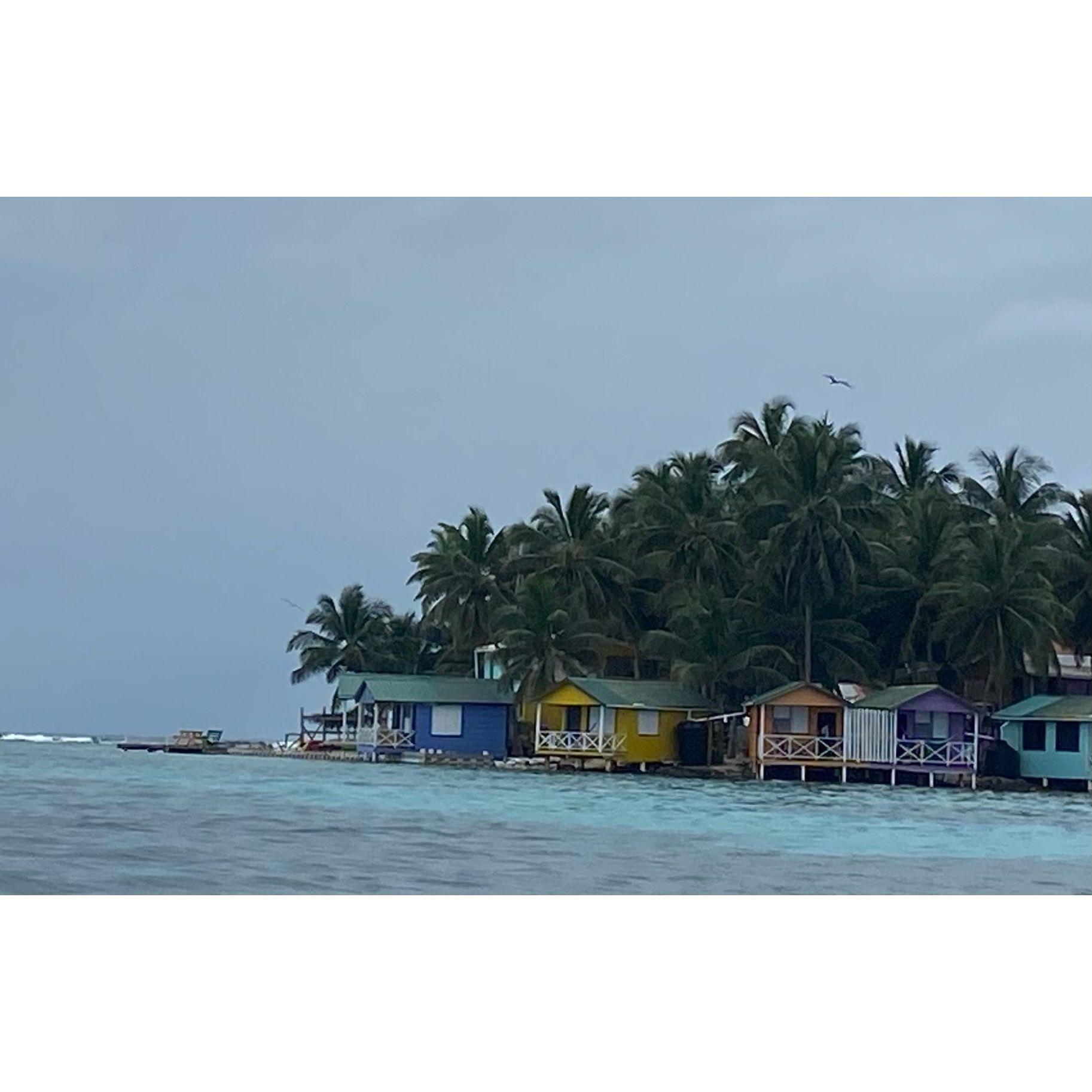 The Caye we stayed in.