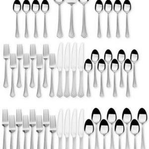 International Silver - Stainless Steel 51-Pc. Capri Frost Finish, Service for 8, Created for Macy's