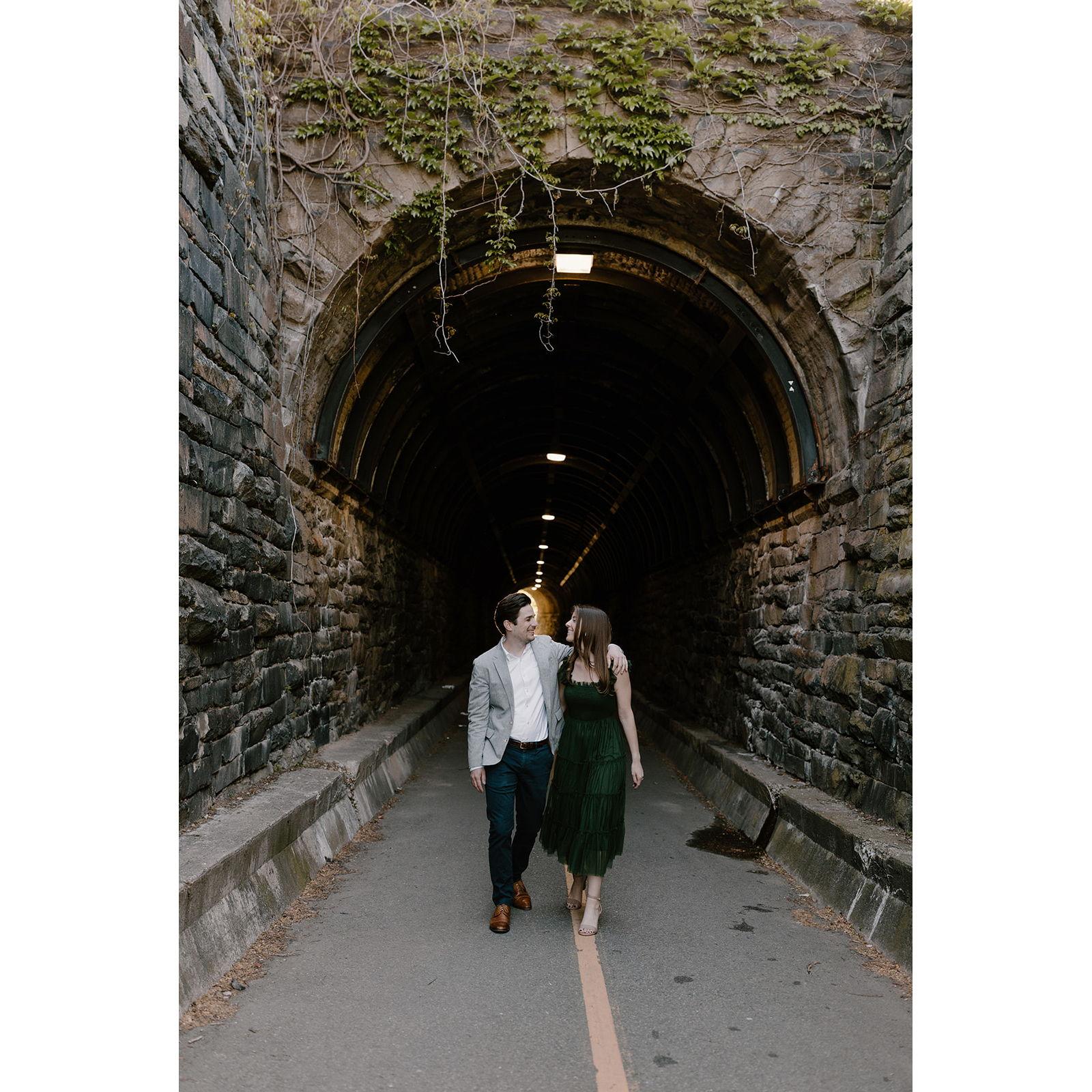 Engagement shoot in Old Town Alexandria - April 2024