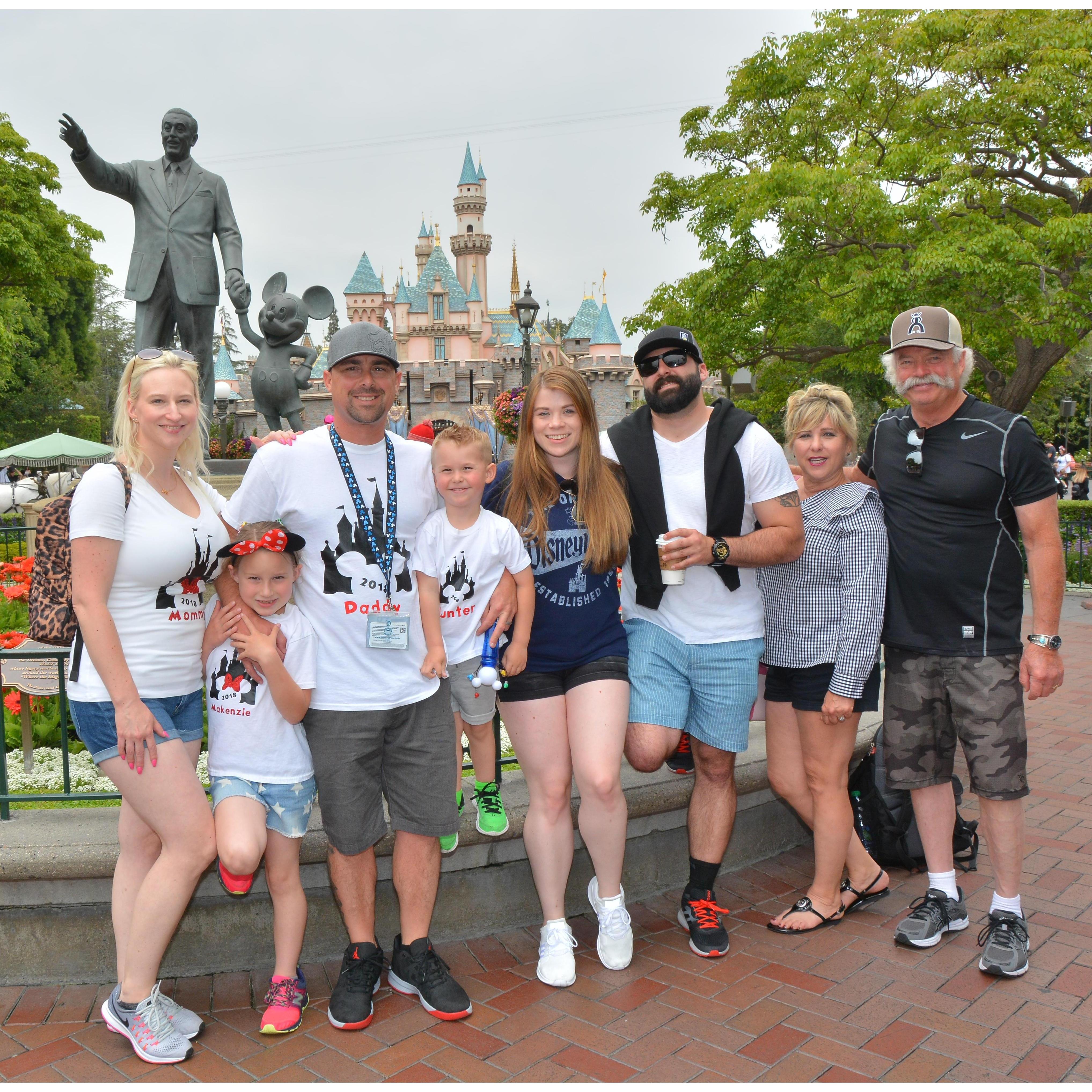 Family Trip to Disneyland, 2018