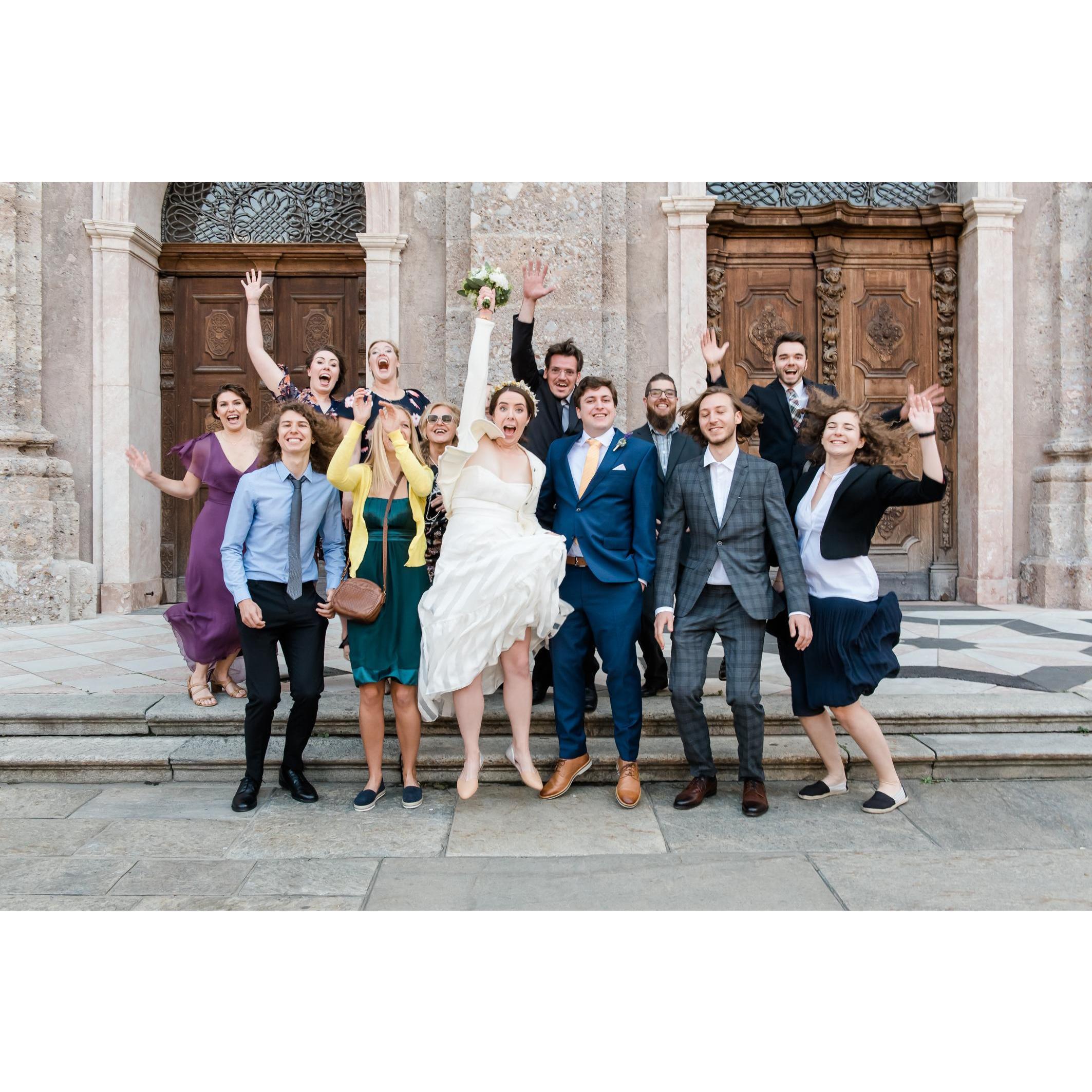 Our Vienna and Innsbruck crew!