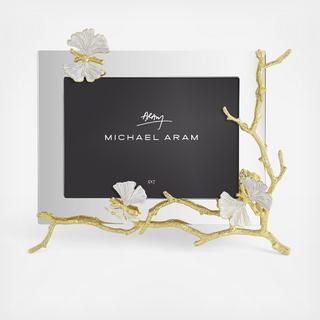 Butterfly Ginkgo Gold Reflective Photo Frame