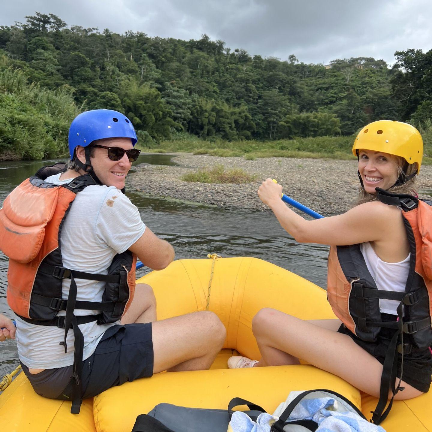 White water rafting!