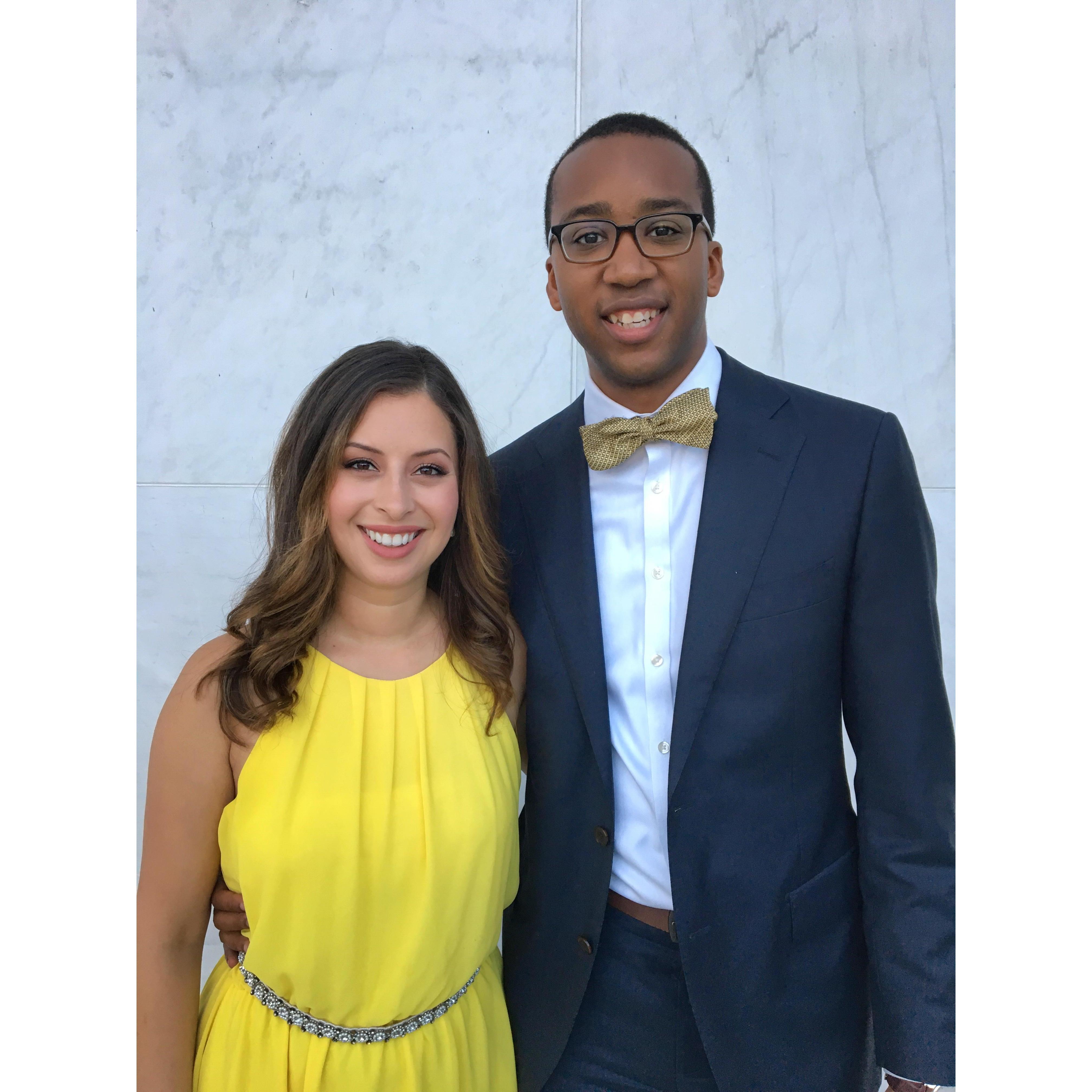 One of the many evenings we spent enjoying the fantastic performances at the Kennedy Center.
