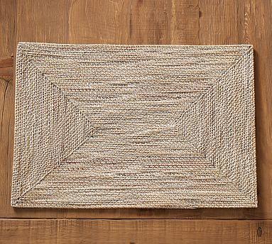 Pottery Barn - Tara Rectangle Placemat - Light Natural