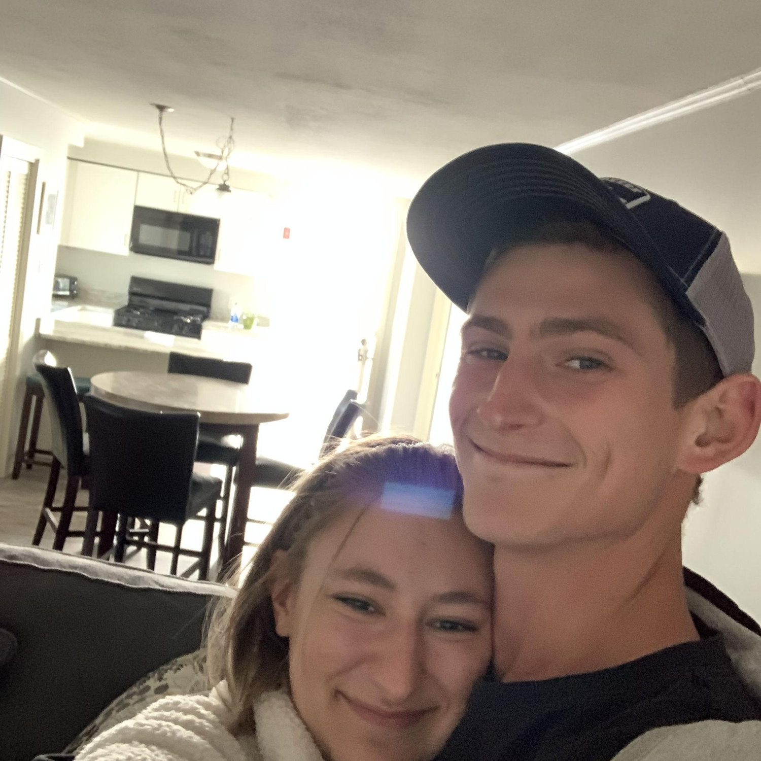 Spring 2021 - First apartment together after quarantining at Peighton's parents' since March of 2020.