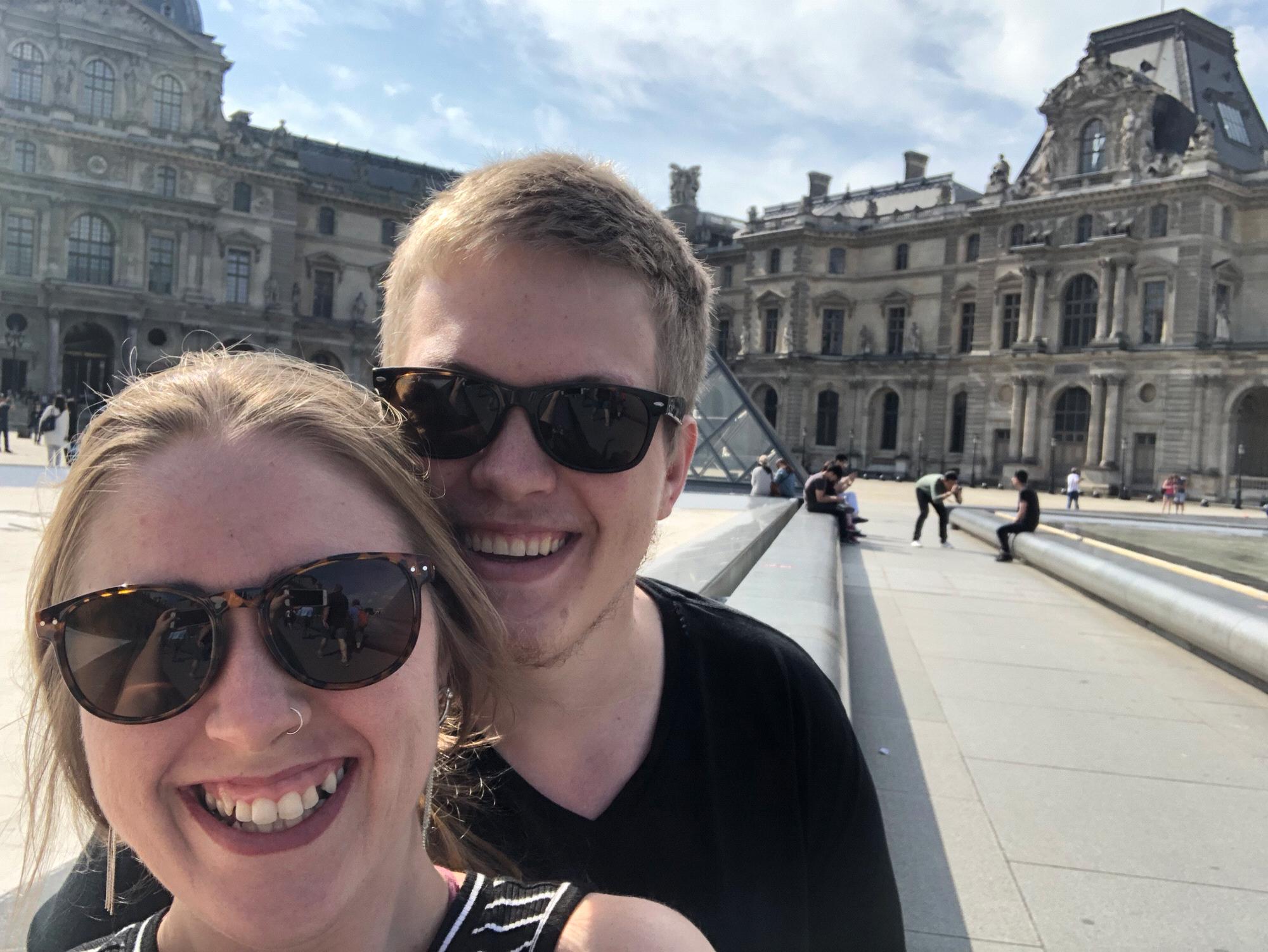 Outside the Louvre, Paris 2018