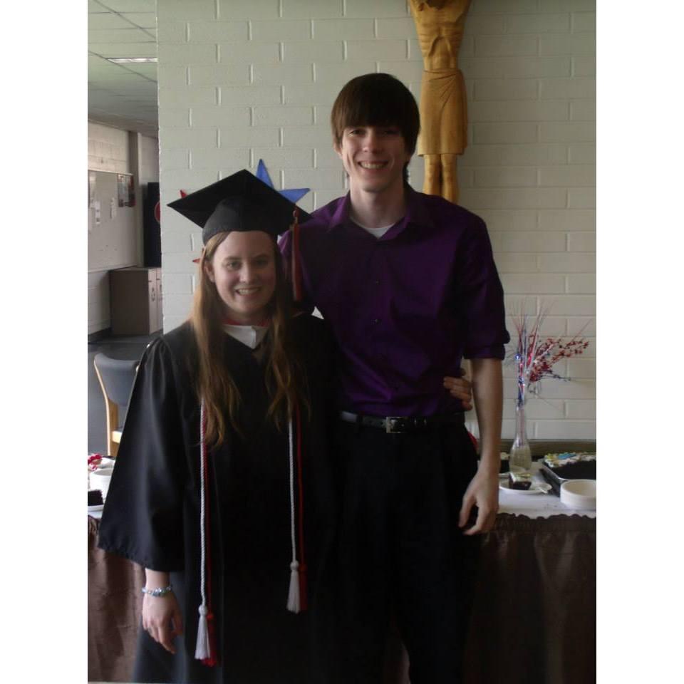 Lindsey's college graduation in 2014