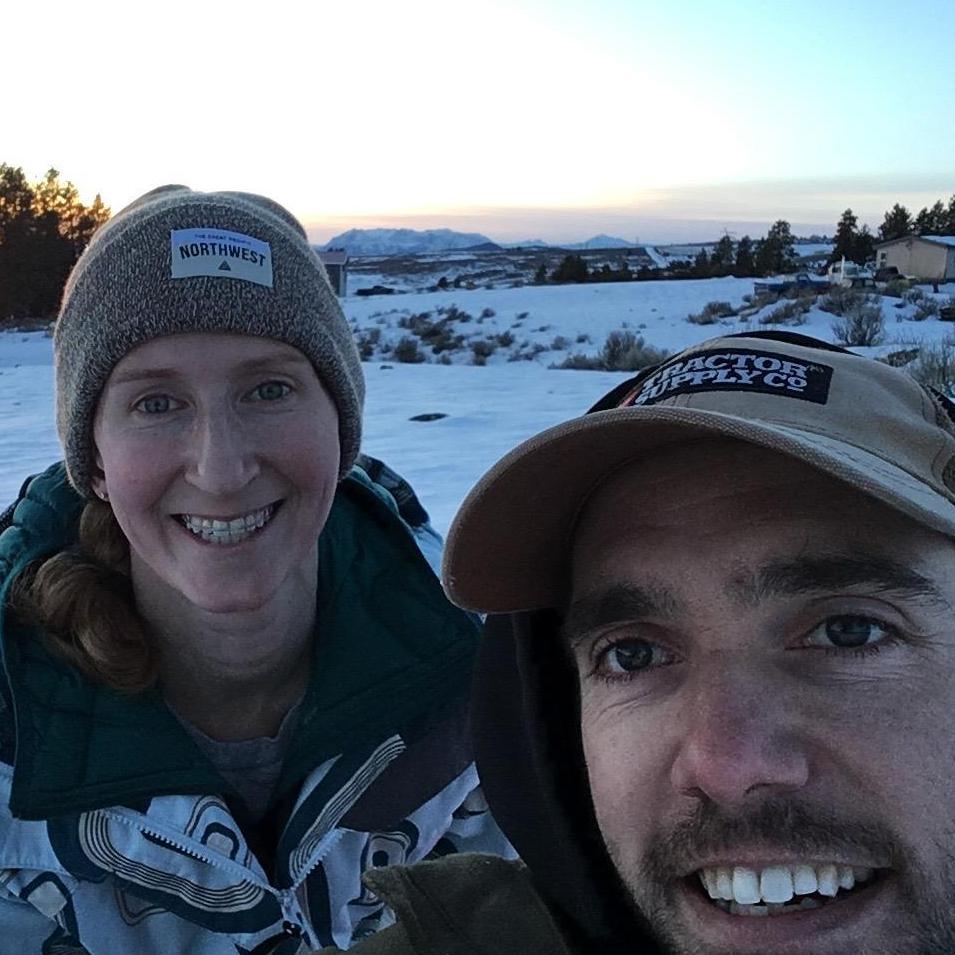Sledding at the Nash Property in Wenatchee
