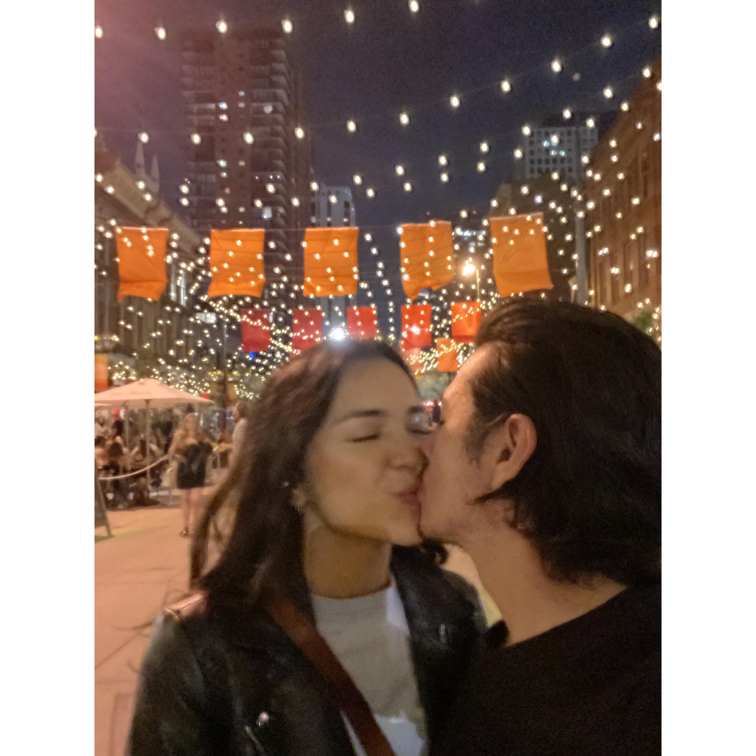 We got engaged on this anniversary trip