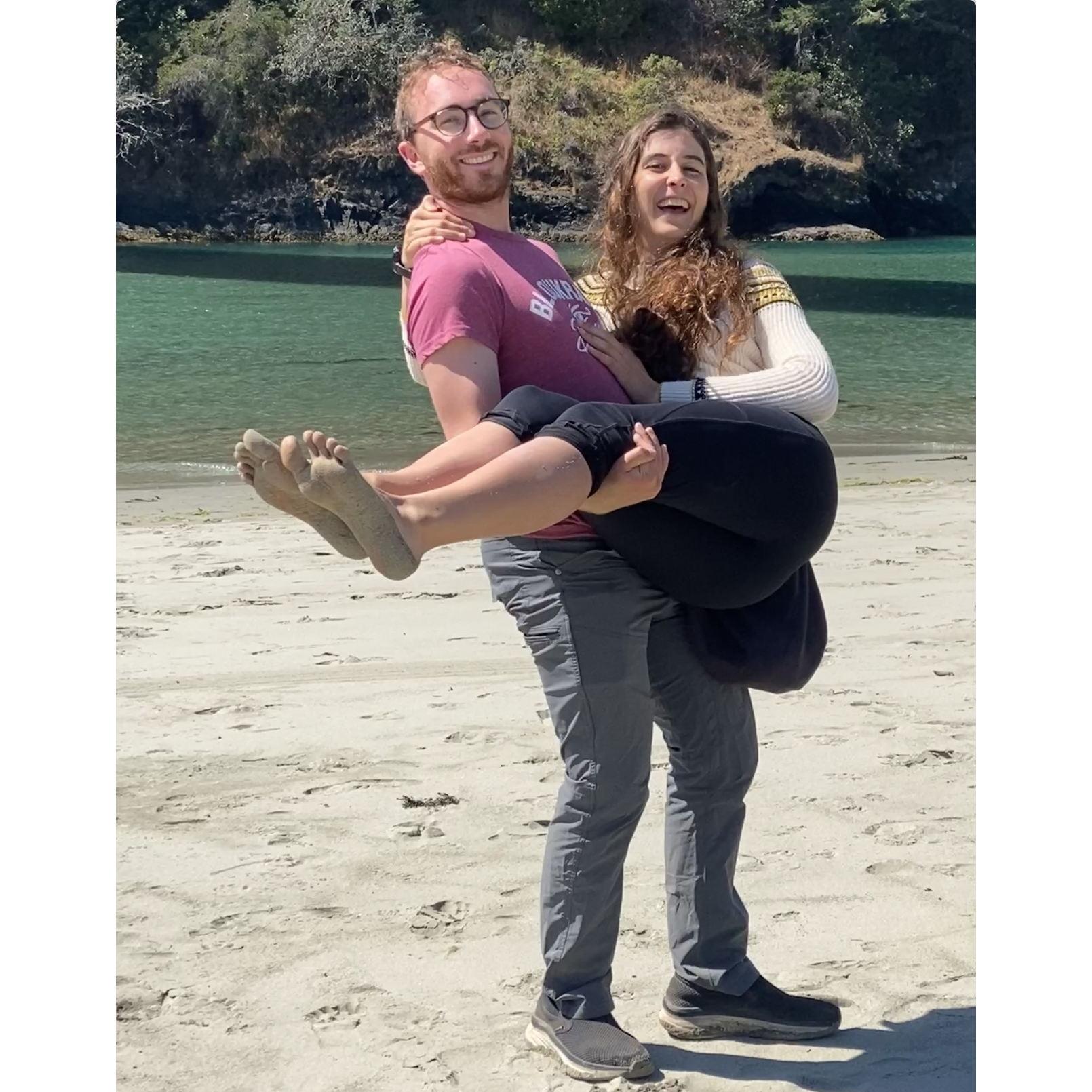 Big River Beach in Mendocino!