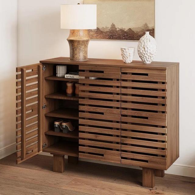 Ingrid Wood Shoe Storage, 47”