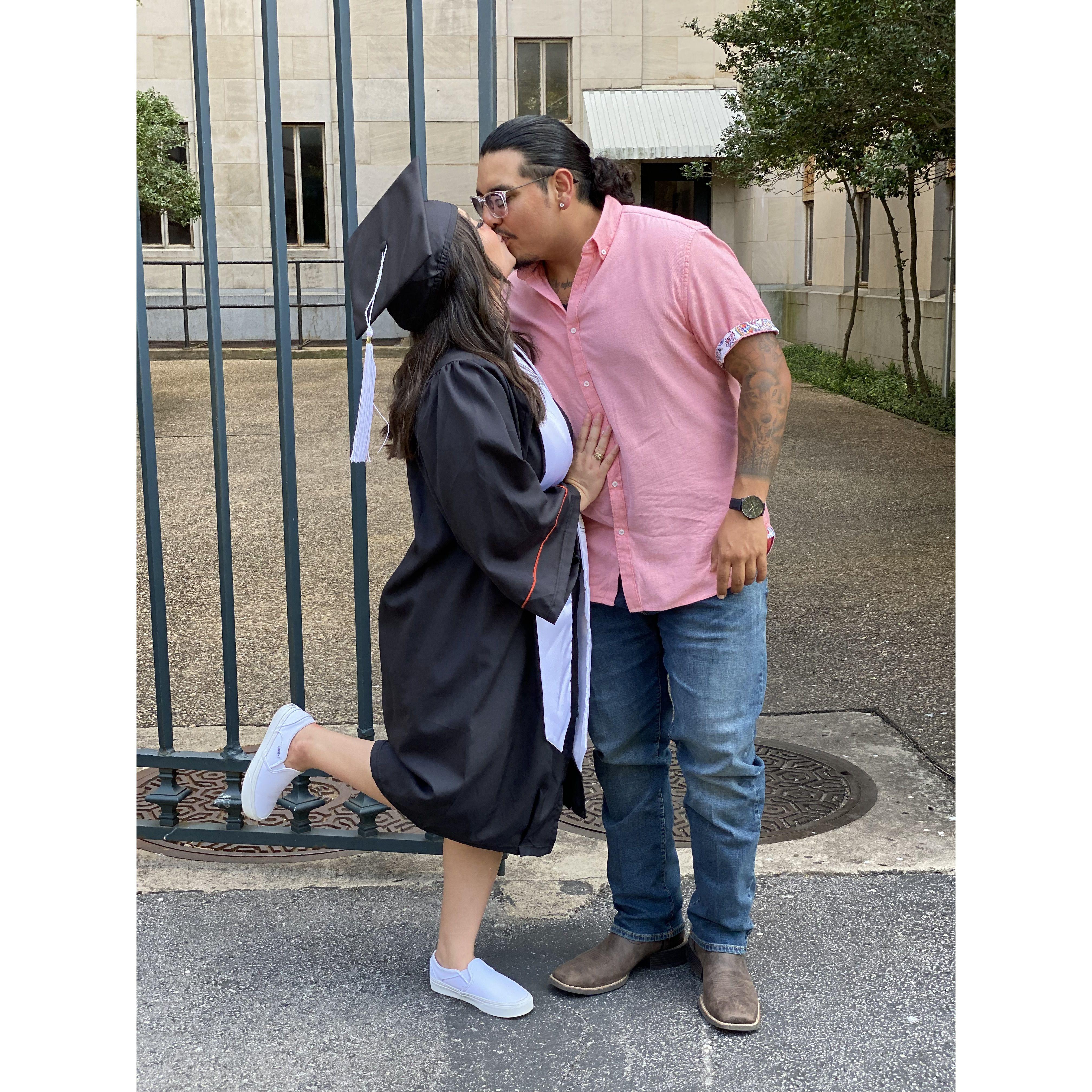 Angelica's UT graduation 2021