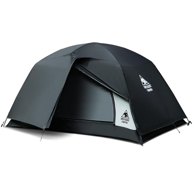 OneTigris Stella 4 Season Camping Tent Backpacking 2 Person Waterproof Lightweight Easy Setup Instant 3000mm Waterproof Rating Outdoor Hiking Tent